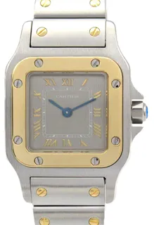 Cartier Santos W20031C4 23.5mm K18 Yellow Gold$Stainless Steel Gray