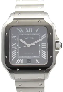 Cartier Santos WSSA0037 Stainless steel Gray