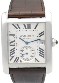 Cartier Tank W5330003 Stainless steel Silver