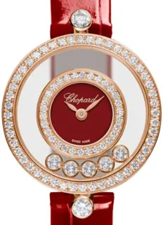 Chopard Happy Diamonds 203957-5210 Rose gold Red