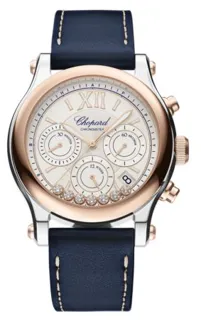 Chopard Happy Sport 278615-6001 Rose gold and Stainless steel Silver