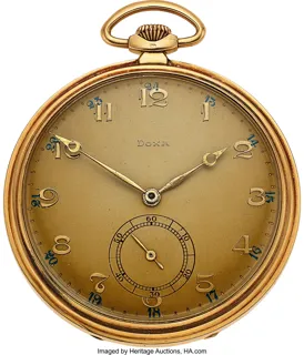 Doxa 50mm 14k Gold Golden