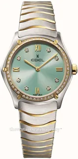 Ebel Sport Classic 1216559 Yellow gold and Stainless steel Blue