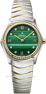 Ebel Sport Classic 1216561 29mm Yellow gold and Stainless steel Green