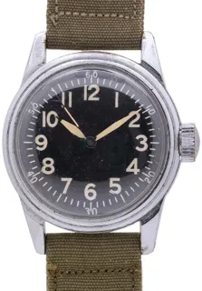 Elgin A-11 32mm chromium plated base metal Black