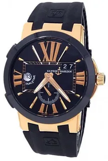 Ulysse Nardin Executive 246-00-3/42 Rose gold Black and Golden