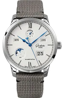 Glashütte Senator 1-36-02-01-02-66 Stainless steel Silver