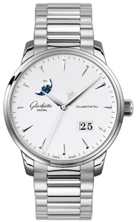 Glashütte Senator 1-36-04-05-02-71 Stainless steel White