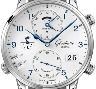 Glashütte Senator 1-89-02-03-02-61 Stainless steel White