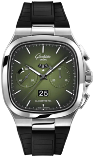 Glashütte Seventies 1-37-02-09-02-63 Stainless steel Green