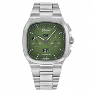 Glashütte Seventies 1-37-02-09-02-70 Stainless steel Green