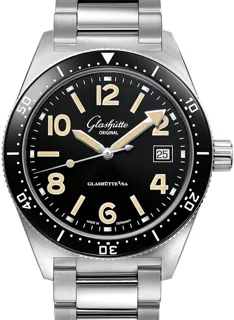 Glashütte Spezialist 1-39-11-06-80-70 Stainless steel Black