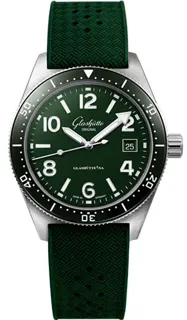 Glashütte Spezialist 1-39-11-13-83-37 Stainless steel Green