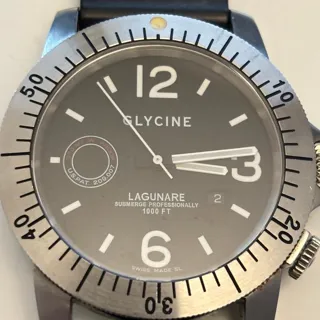 Glycine Lagunare 3819 46mm Stainless steel Black