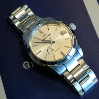 Grand Seiko SBGA283 39mm Stainless steel Champagne