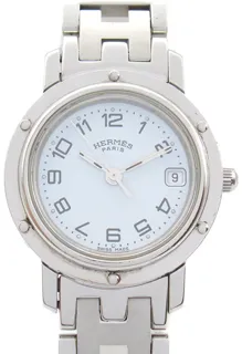 Hermès Clipper CL4.210 Stainless steel Blue and White