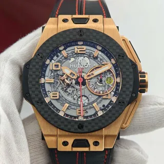 Hublot Big Bang Ferrari 401.OQ.0123.VR 45mm Rose gold Skeletonized