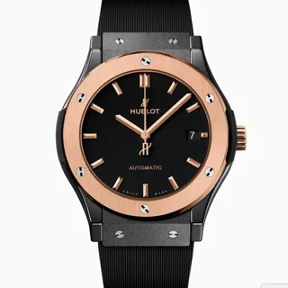 Hublot Classic Fusion 45, 42, 38, 33  511.CO.1181.RX 45mm Black ceramic Black