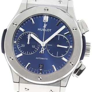 Hublot Classic Fusion 521.NX.7170.LR 45mm Titanium Blue