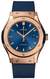 Hublot Classic Fusion 542.OX.7180.RX Yellow gold Blue