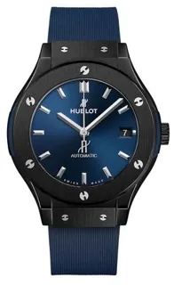 Hublot Classic Fusion 565.CM.7170.RX 38mm Black ceramic Blue