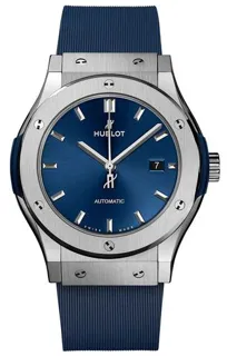 Hublot Classic Fusion Blue 542.NX.7170.RX 42mm Titanium Blue