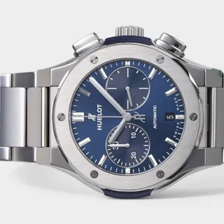 Hublot Classic Fusion Chronograph 520.NX.7170.NX 45mm Titanium Blue