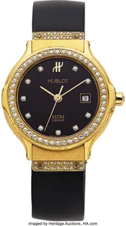 Hublot Classic Fusion 28mm 18k yellow gold Red