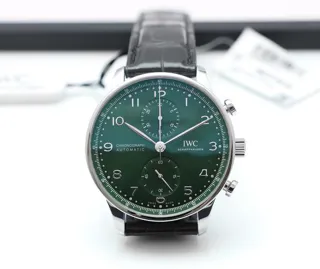 IWC Portugieser IW371615 41mm Stainless steel Green