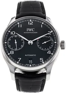 IWC Portugieser IW500703 Stainless steel Black