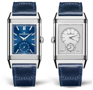 Jaeger-LeCoultre Reverso Tribute Q3988482 Stainless steel Blue