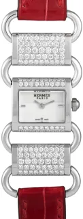 Hermès Klikti LL1.292 White gold White