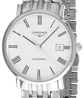 Longines Elegant L4.810.4.11.6 / L48104116 37mm Stainless steel White