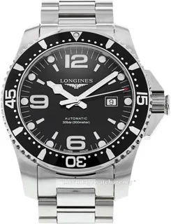 Longines HydroConquest L3.841.4.56.6 Stainless steel Black