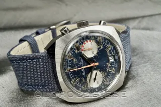 Mathey-Tissot Vintage Stardust-Dial Waterproof Chronograph Stainless steel blue