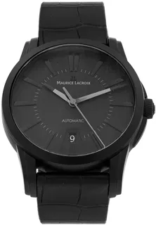 Maurice Lacroix Pontos Date PT6148-PVB01-330-1 Stainless steel Black