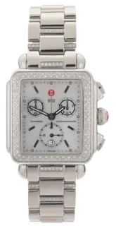 Michele Deco 33mm Stainless steel White