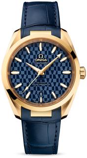 Omega Aqua Terra 522.53.38.20.03.001 Yellow gold Blue