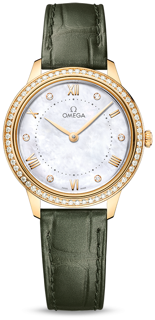 Omega De Ville 434.58.30.60.55.002 Yellow gold White