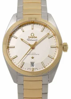 Omega Globemaster 130.20.39.21.02.001 39mm Yellow gold Silver