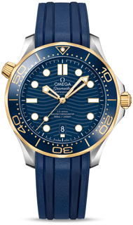 Omega Seamaster Diver 300M 210.22.42.20.03.001 Yellow gold Blue