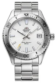 Orient Mako RA-AC0Q03S 40mm Stainless steel White