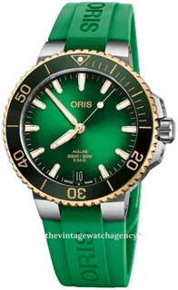 Oris Aquis 01 400 7769 6357-07 4 22 77FC 41.5mm Stainless steel Green