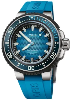 Oris Aquis 01 400 7777 7155-Set Titanium Blue