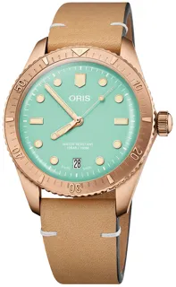 Oris Divers 01 733 7771 3157-07 5 19 04BR Bronze Green