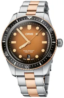 Oris Divers Sixty Five 01 733 7707 4356-07 8 20 17 Bronze Brown