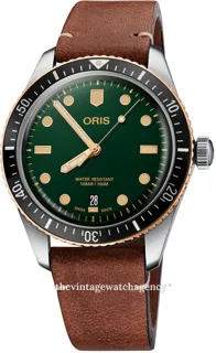 Oris Divers Sixty Five 01 733 7707 4357-07 5 20 45 Bronze and Stainless steel Green