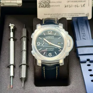 Panerai Luminor 1950 PAM01313 44mm Stainless steel Blue