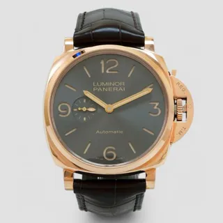 Panerai Luminor Due PAM 00675 45mm Rose gold Gray