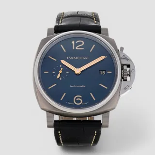 Panerai Luminor Due PAM 00927 42mm Titanium Blue